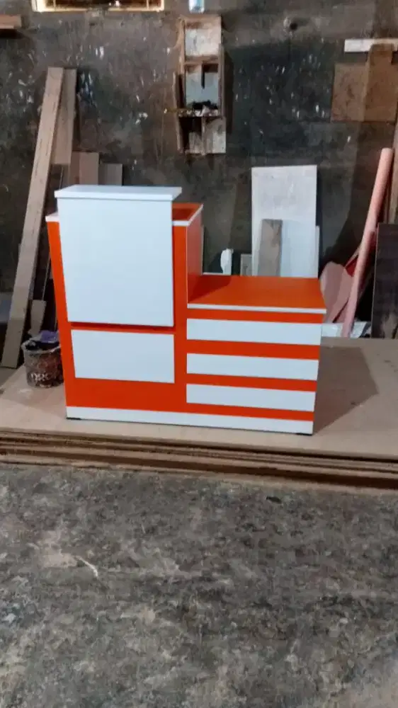 Meja kasir laundry meja toko meja resepsionis