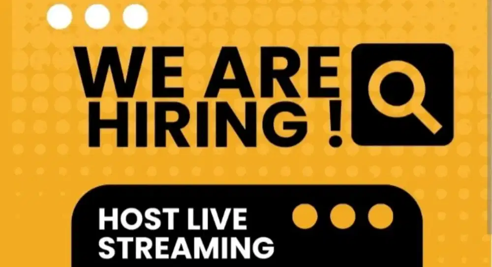 LOKER HOST LIVE WANITA