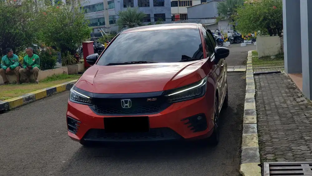 Km7rb honda city hatchback rs cvt 2023 orange matic