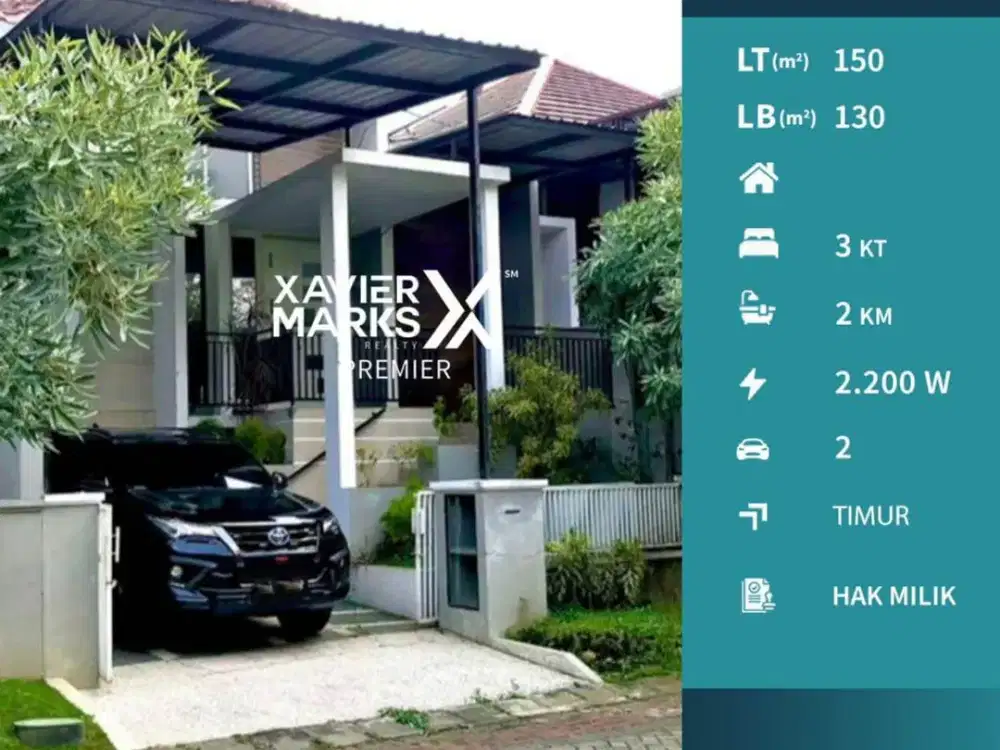 Rumah Siap Huni Sangat Cantik Di Villa Puncak Tidar, Malang