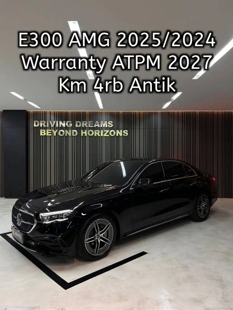 Mercedes-Benz E300 AMG 2025 New Model Hitam Km4rb B27AMR Nik 2024