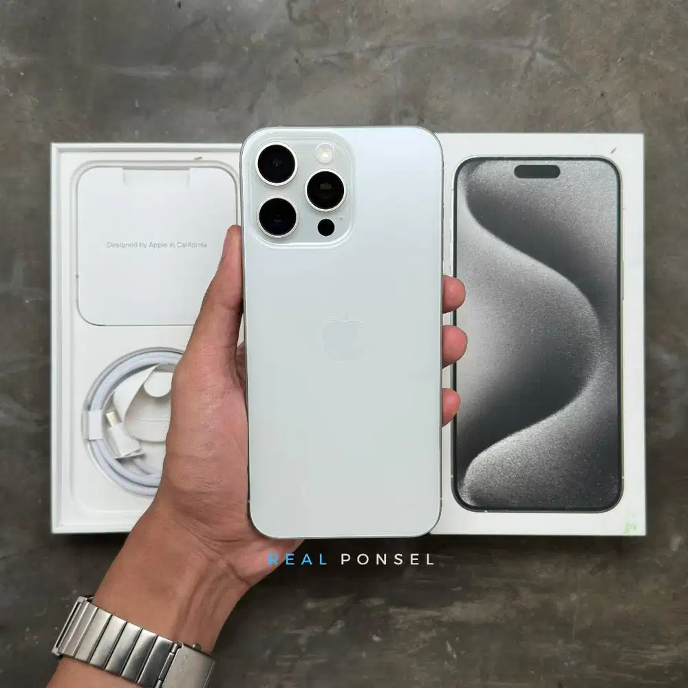 iPhone 15 Pro Max 256 iBox Mulus Tanpa Lecet