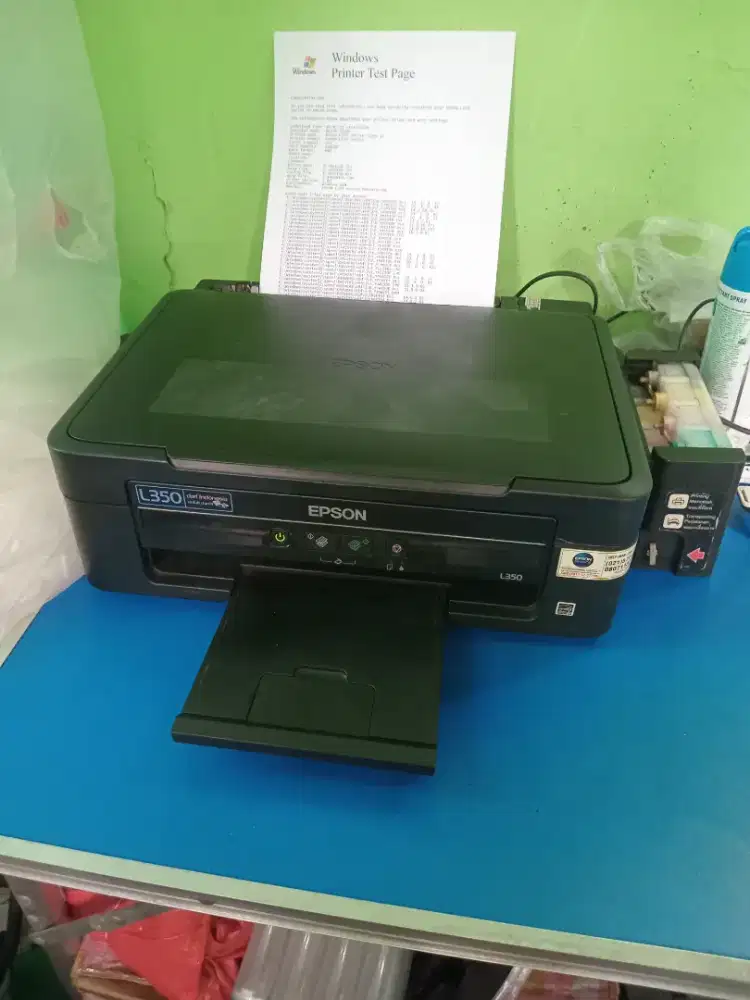 [NOZZLE FULL] Printer Epson L350 Normal dan Siap Pakai