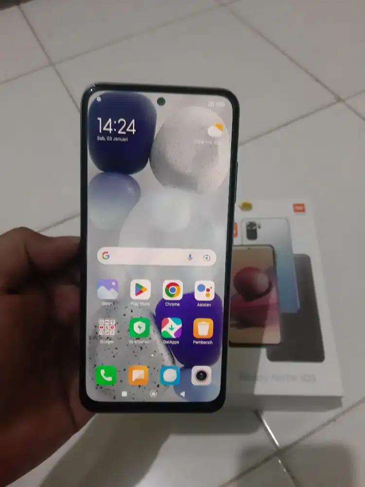 Redmi note 10s ram 8/128gb fullset ori