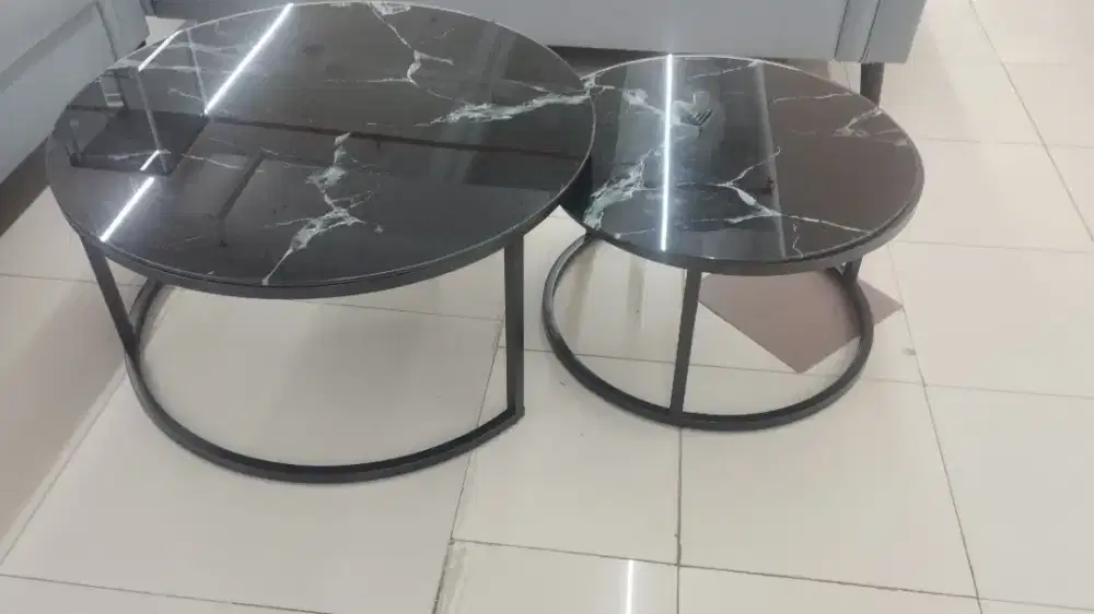 Milan Coffee Table Set Of 2 Black