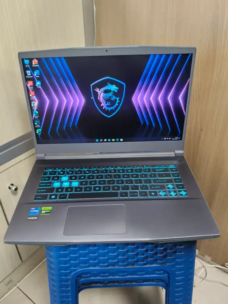 LAPTOP MSI THIN 15 CORE I7-12650H RAM 8 GB SSD 512 GB NVDIA RTX 2050