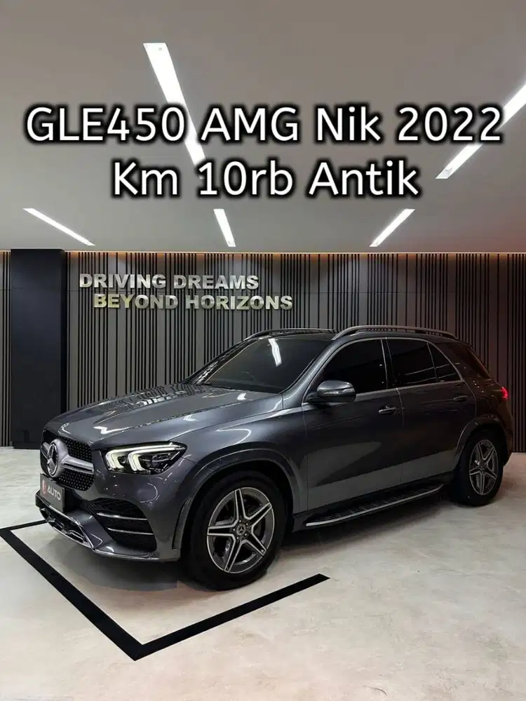 Mercedes Benz GLE450 GLE 450 AMG 2022 Abu-abu Km10rb B2471SML
