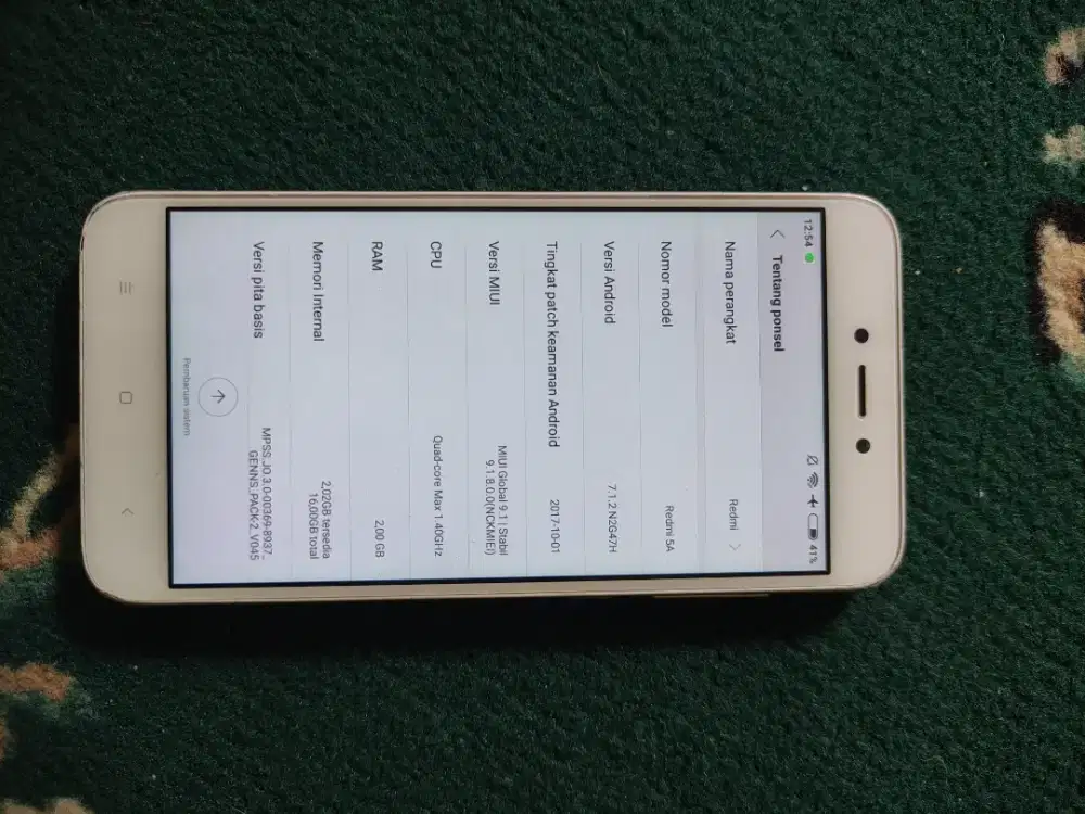 Xiaomi redmi 5a 2/16 normal