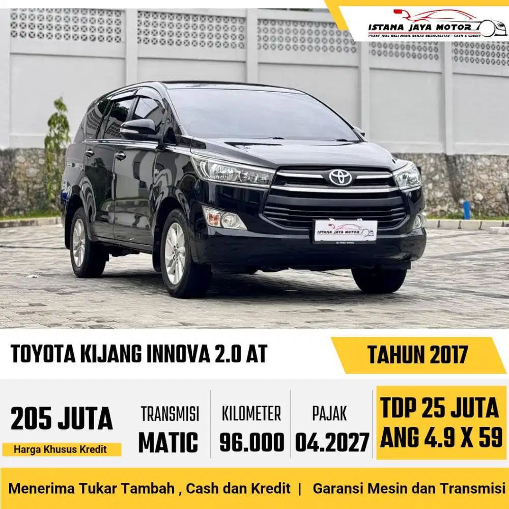 LOW KM Toyota Kijang Innova Reborn 2.0 G AT 2017