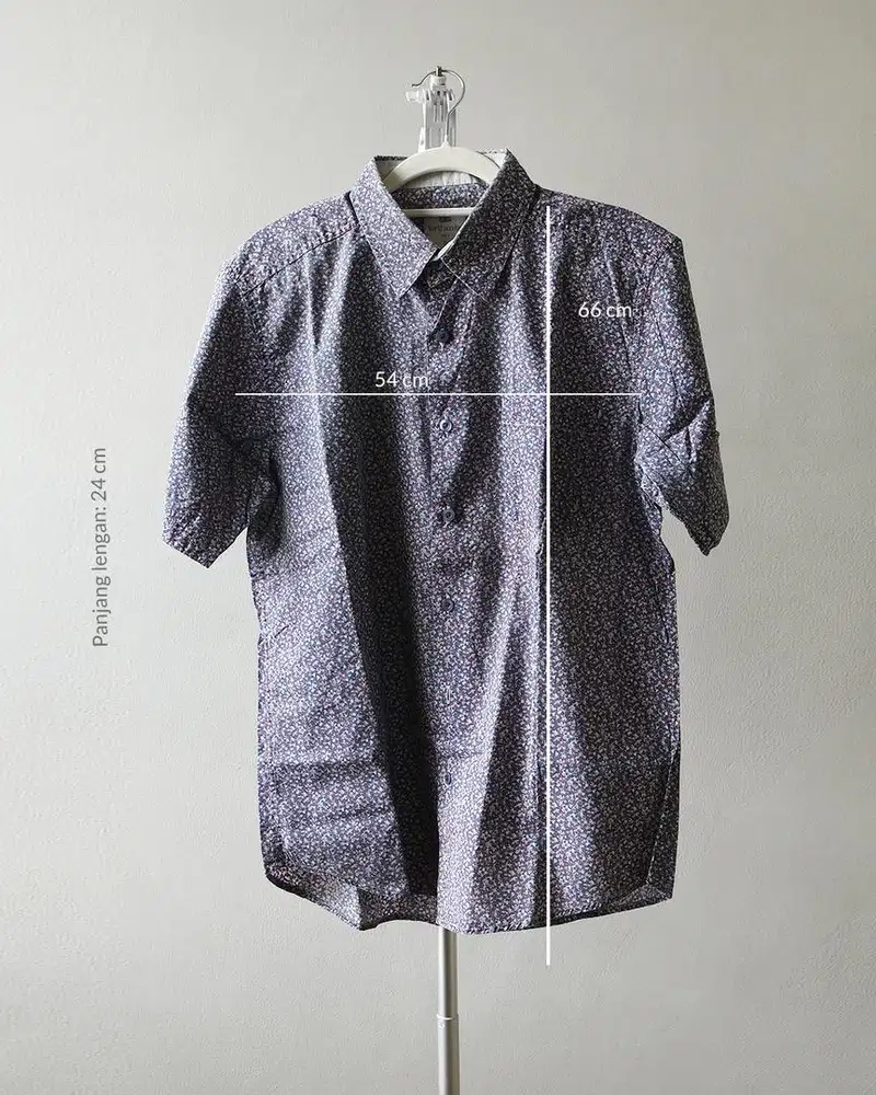 Kemeja Pria Lengan Pendek Britania