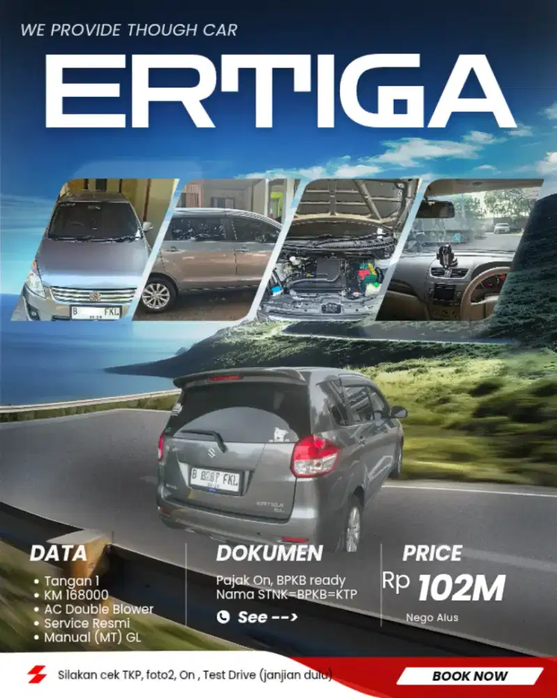 SUZUKI ERTIGA 2013 MANUAL , SS AMAN, MURAH