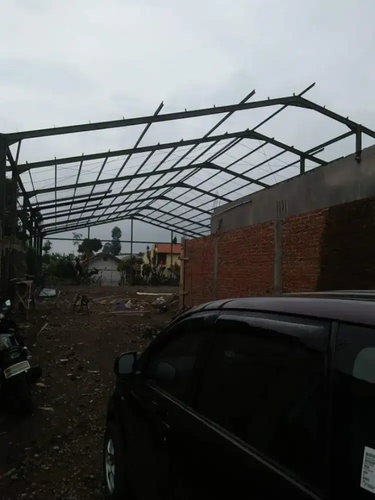 konstruksi baja wf dan baja ringan soreang