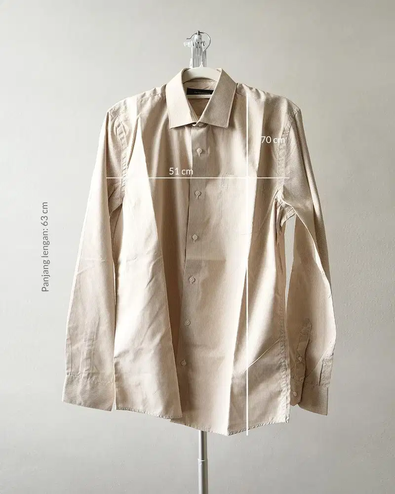 Kemeja Pria Lengan Panjang Stripe The Executive