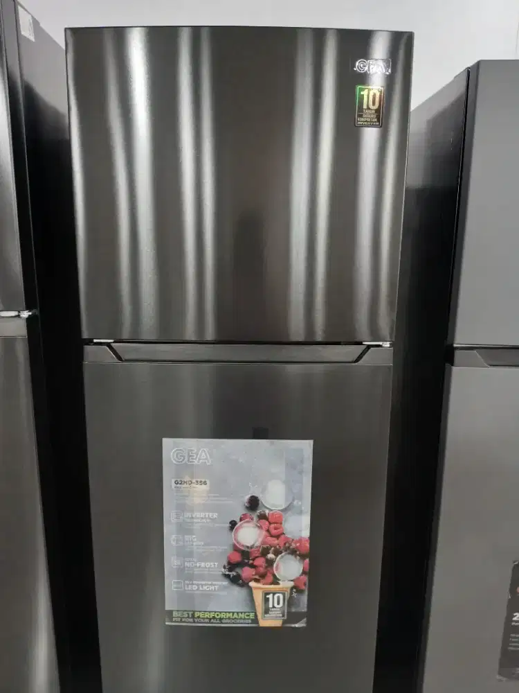 PROMO CICILAN 0% GEA REFRIGERATOR 2 DOORS 356L