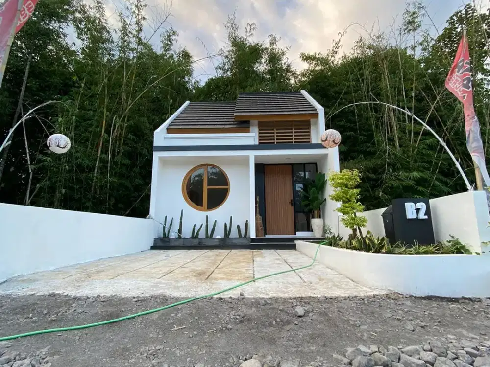 Rumah Murah Yogyakarta Desain Jepang Ada Taman Bermain Area Exit Tol