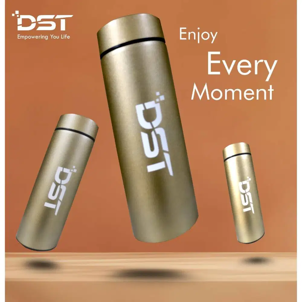 DST Tumbler Stainless Smart Digital LED Termos Suhu Temperatur 500ml