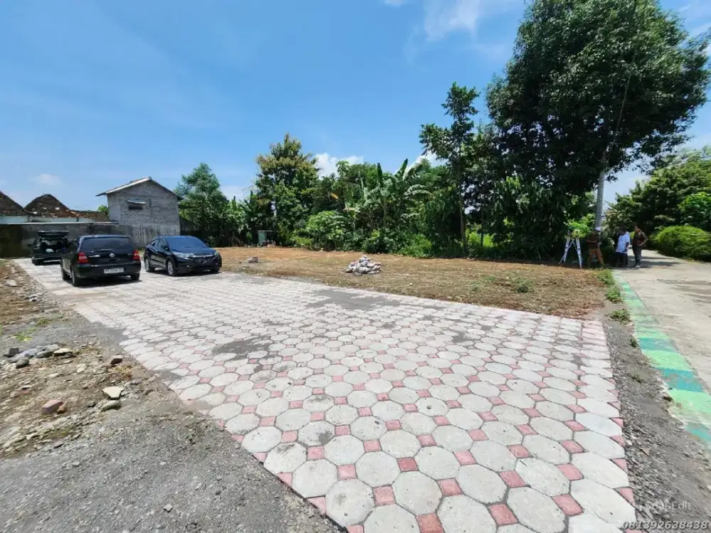 Dijual Tanah Berbah Sleman Jogja, 12 Menit Stadion Mandala Krida, SHM Pekarangan