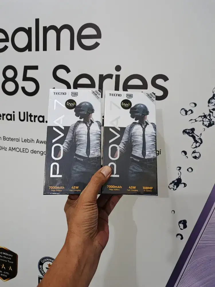 Berminat silahkan WA Tecno Pova 7 8+8/256 Garansi resmi 13bln
