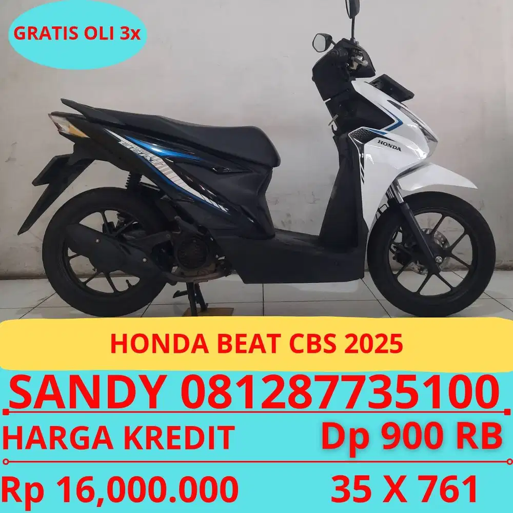 HONDA BEAT CBS 2025 DP MURAH 900 RIBU GUYSS