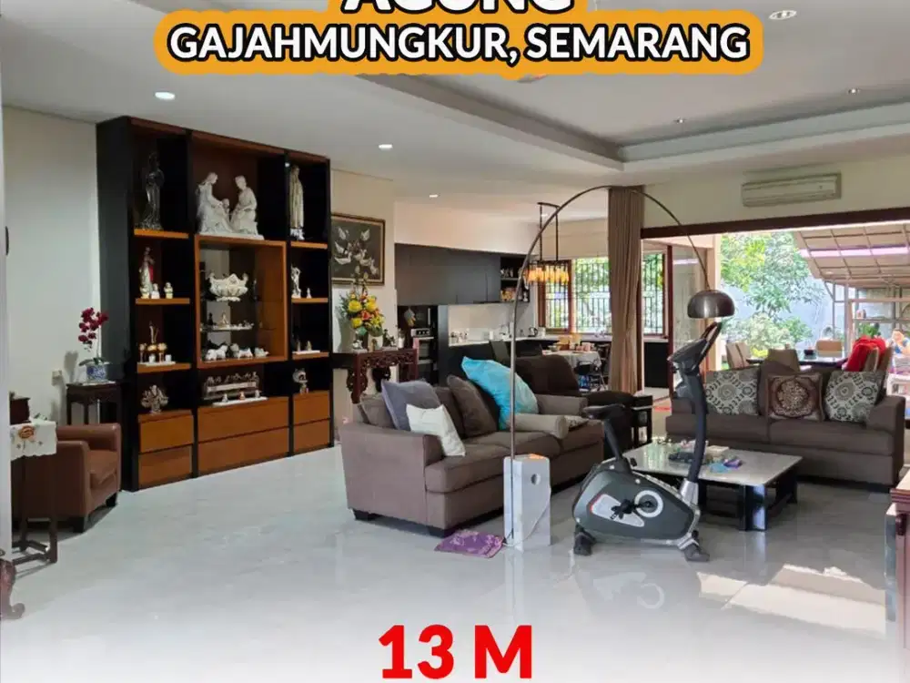 Rumah Mewah Luas di Kawasan Favorit Gajahmungkur Semarang