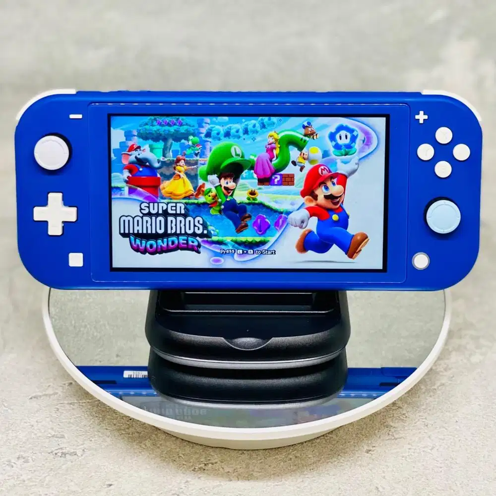 NINTENDO SWITCH LITE 256GB BLUE SANDISK FULL GAME MULUS SEGEL