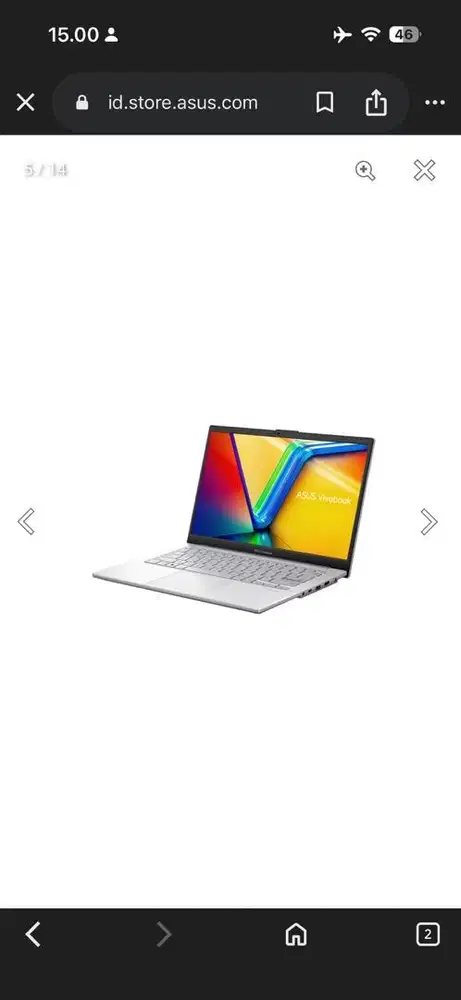 Jual laptop asus baru masih segel