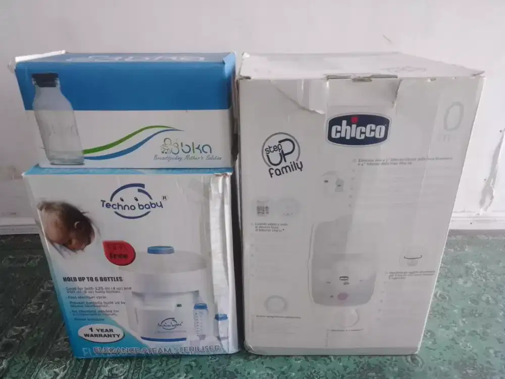 Chicco funny dan Techno baby + Asoka botol