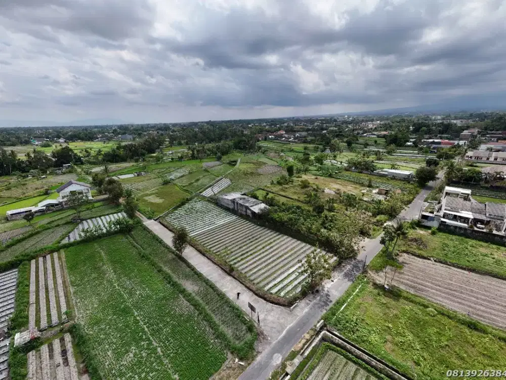 Tanah Timur UII Jogja Sleman Aspal Mobil Papasan Investasi Strategis