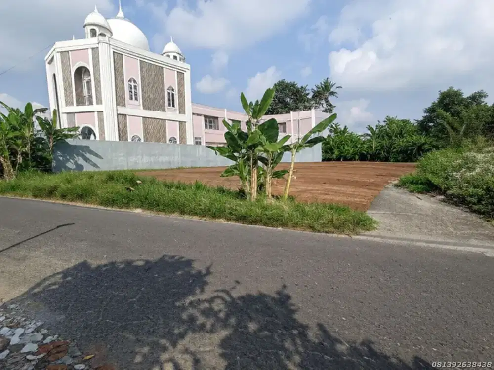 Tanah Sleman Jogja Dekat Stadion Maguwoharjo Jalan Aspal Cocok Investasi