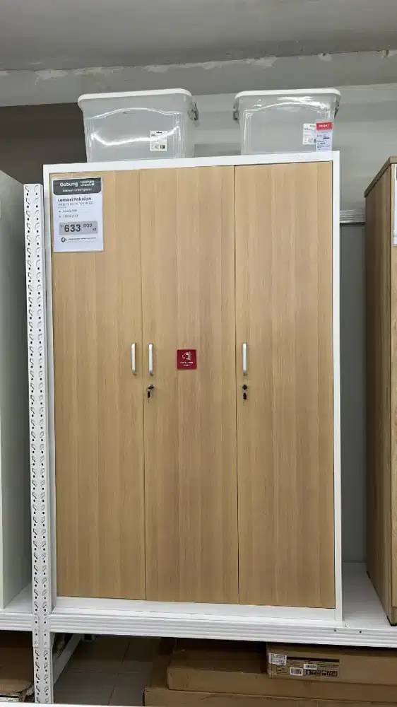 WESLYN LEMARI 3 PINTU METAL