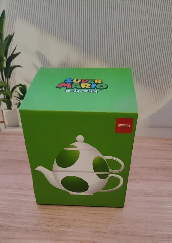 Tea set karakter yoshi