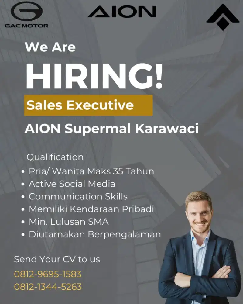 Lowongan Kerja Sales Marketing Aion