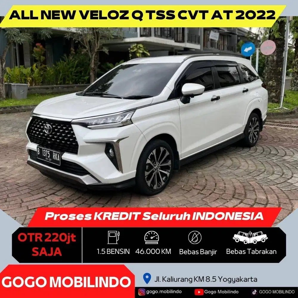 Toyota All New Veloz Q TSS CVT Matic 2022 Dp Minim Pajak Baru BRV