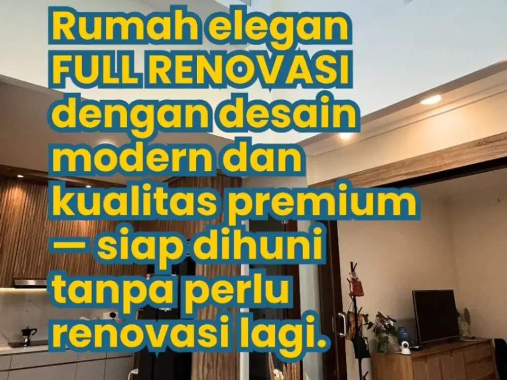 Hunian Mewah Full Furnished  Siap Huni Eastern Cosmo The Icon  BSD City  Rumah elegan yang telah FULL RENOVASI