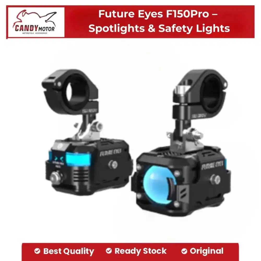 Future Eyes F150Pro Lampu Motor Spotlights DRL LED Taillight Horn Flas