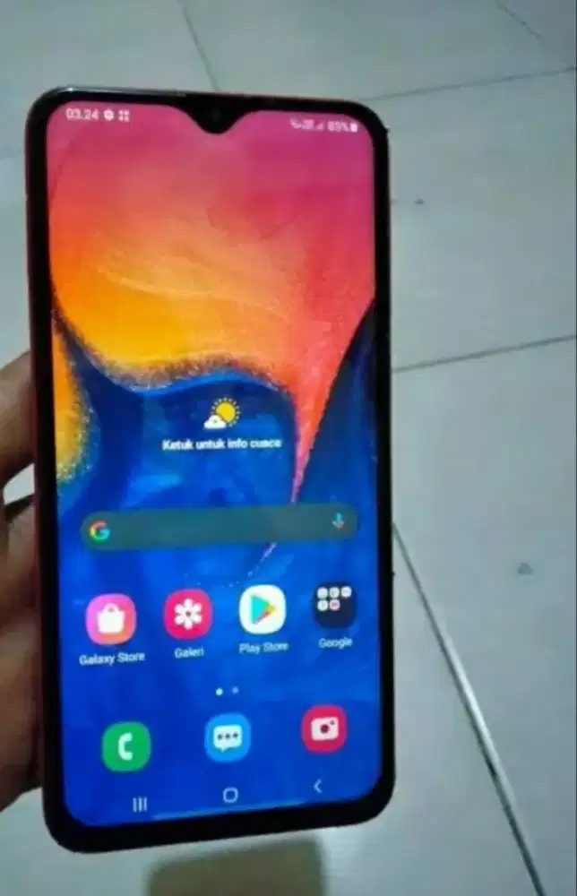 JUAL SAMSUNG A10 RAM2/32 KONDISI SIAP PAKe BODY MULUS versi android 11