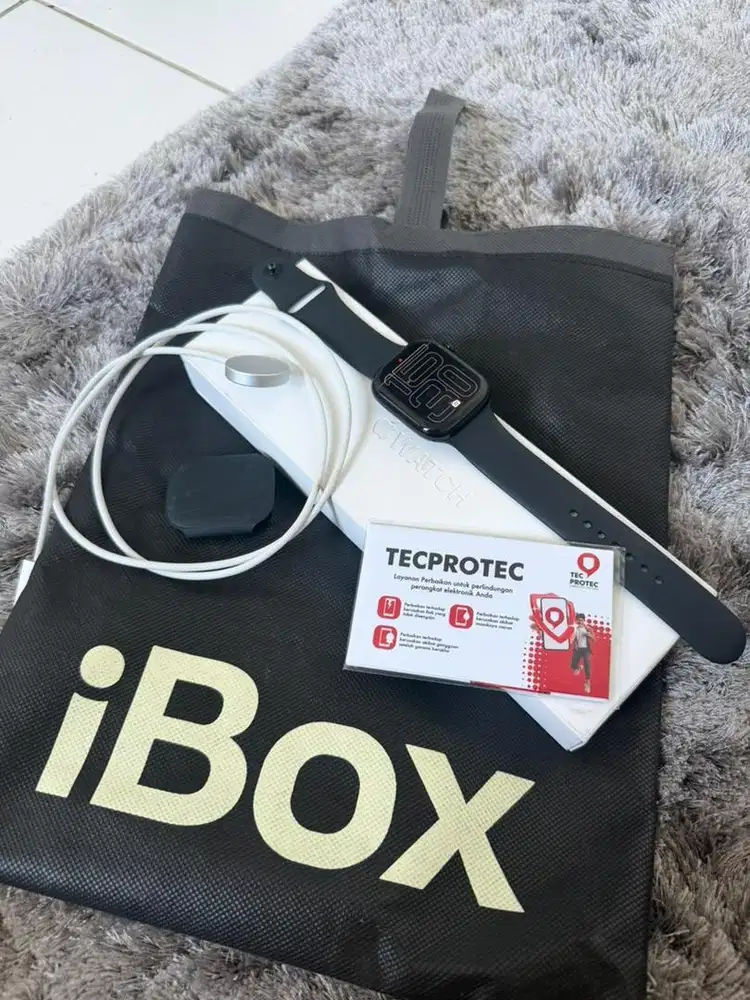 Dijual unit super iwatch series 10 46mm jetblack (baru pakai 15harian)