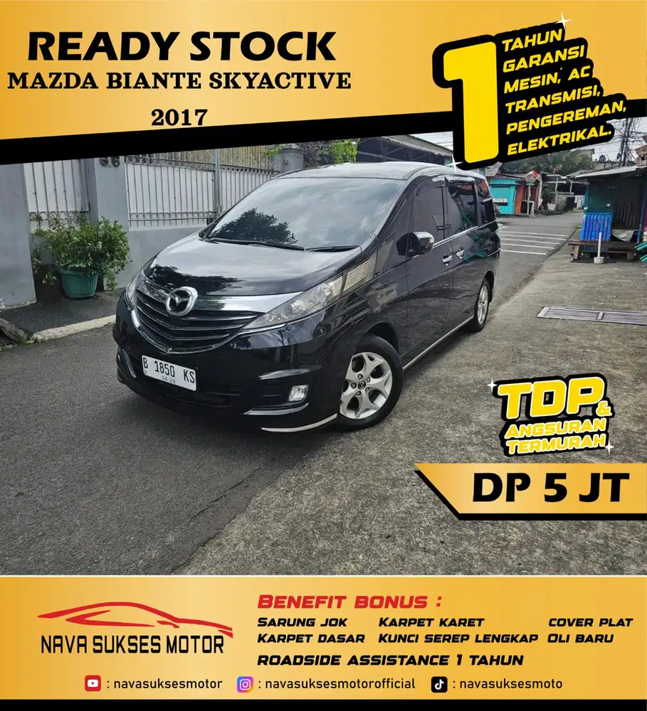 TDP 5 JUTA - MAZDA BIANTE 2017