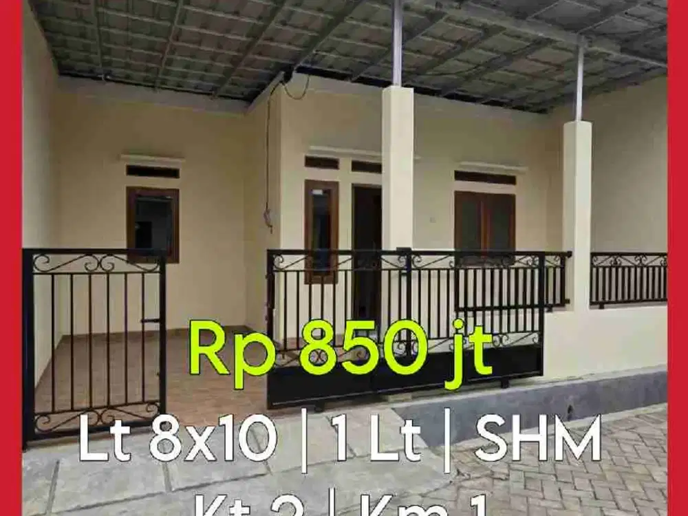 Wilson Rumah baru uk 8x10 di poris indah