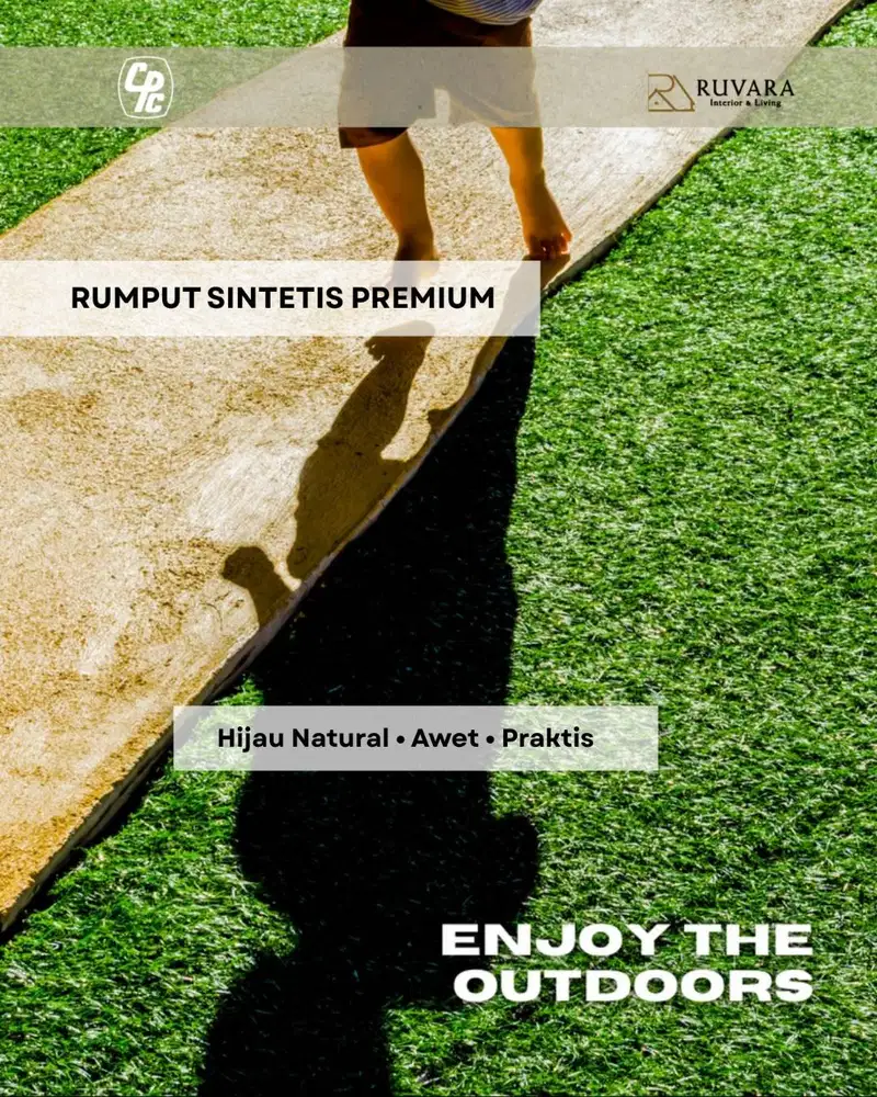 Rumput Sintetis Premium Anti UV – Tampilan Natural, Awet & Praktis