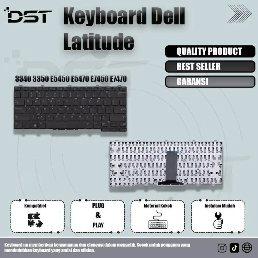 Keyboard Latitude 3340 3350 E5450 E5470 E7450 E7470