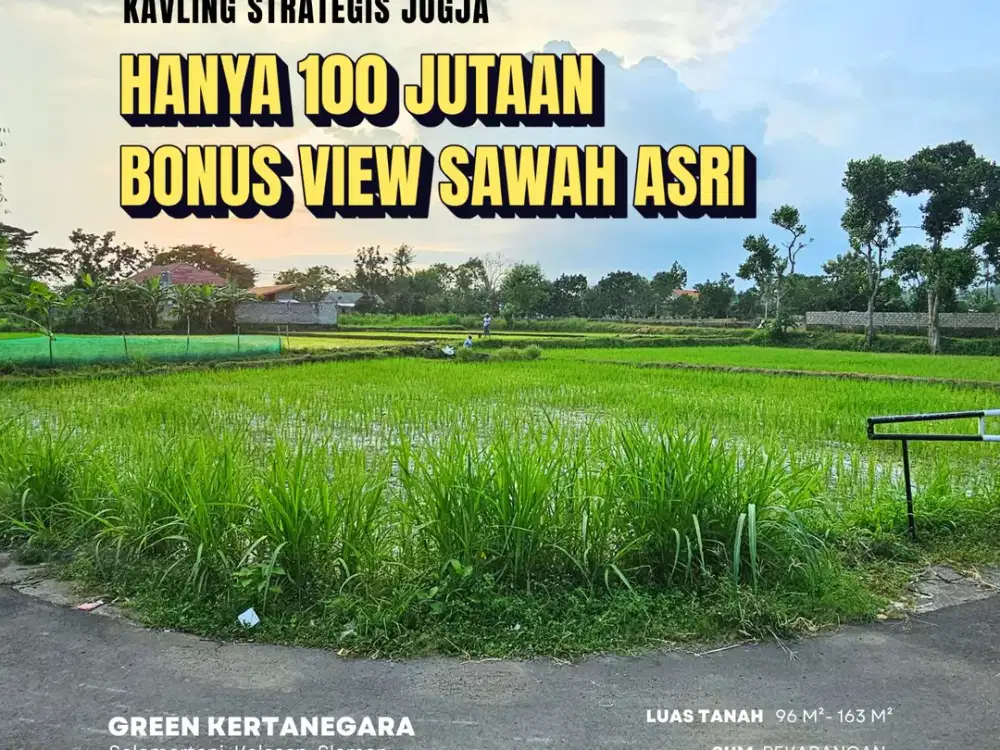 Di jual Tanah Sleman Utara, Belakang Pasar Sidorejo
