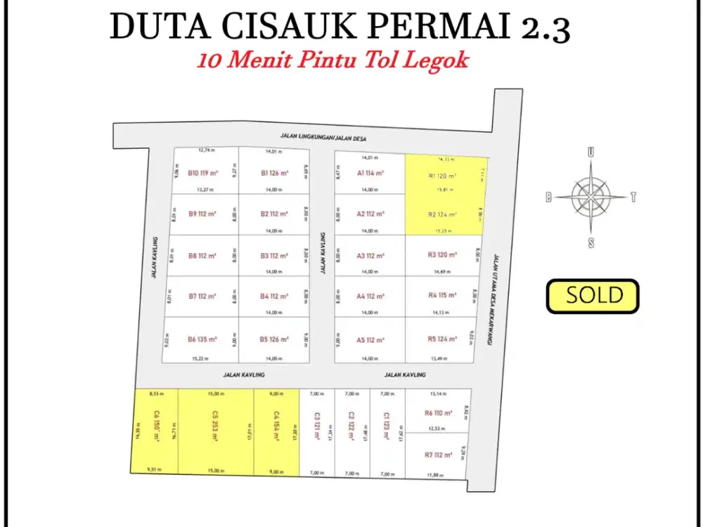 Tanah Kavling Cisauk Pinggir Jalan - Start 100Jtan - Dekat Tol/Stasiun