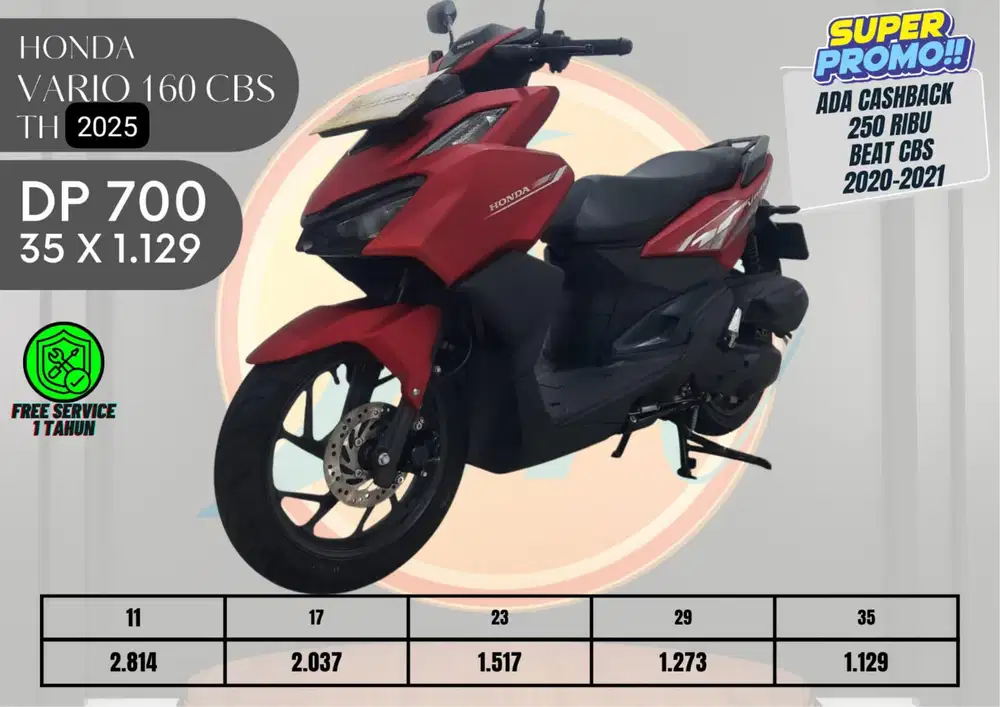 VARIO 160 CBS TH 2025 DP 700