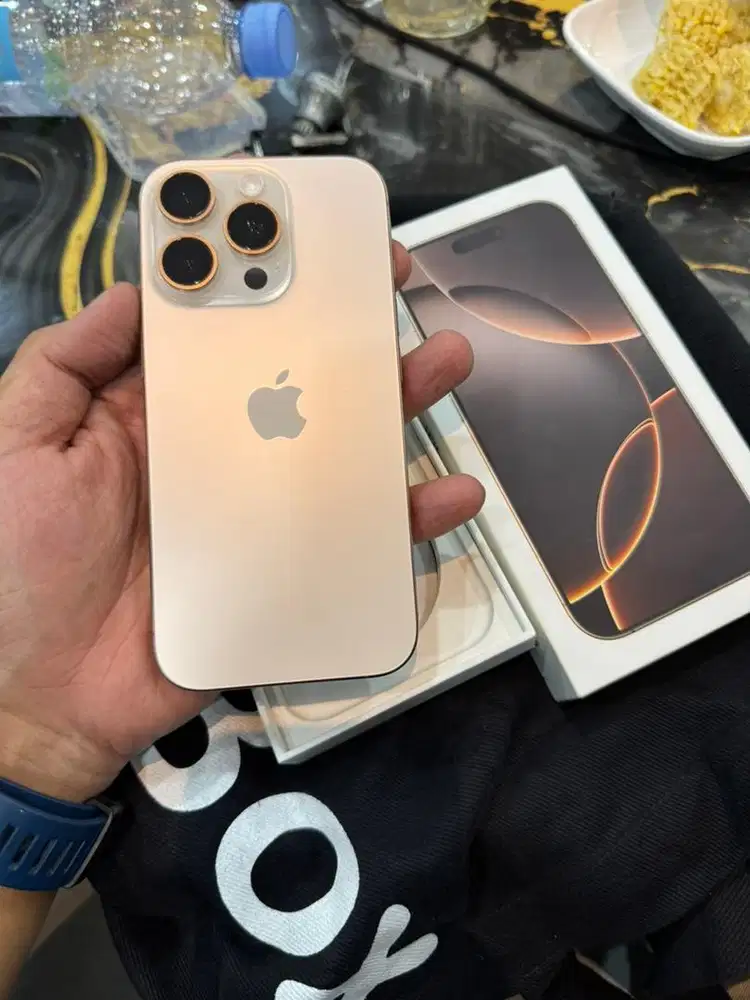 iPhone 16 Pro 128Gb Dessert Garansi On Sd April 2026 Bh 100%