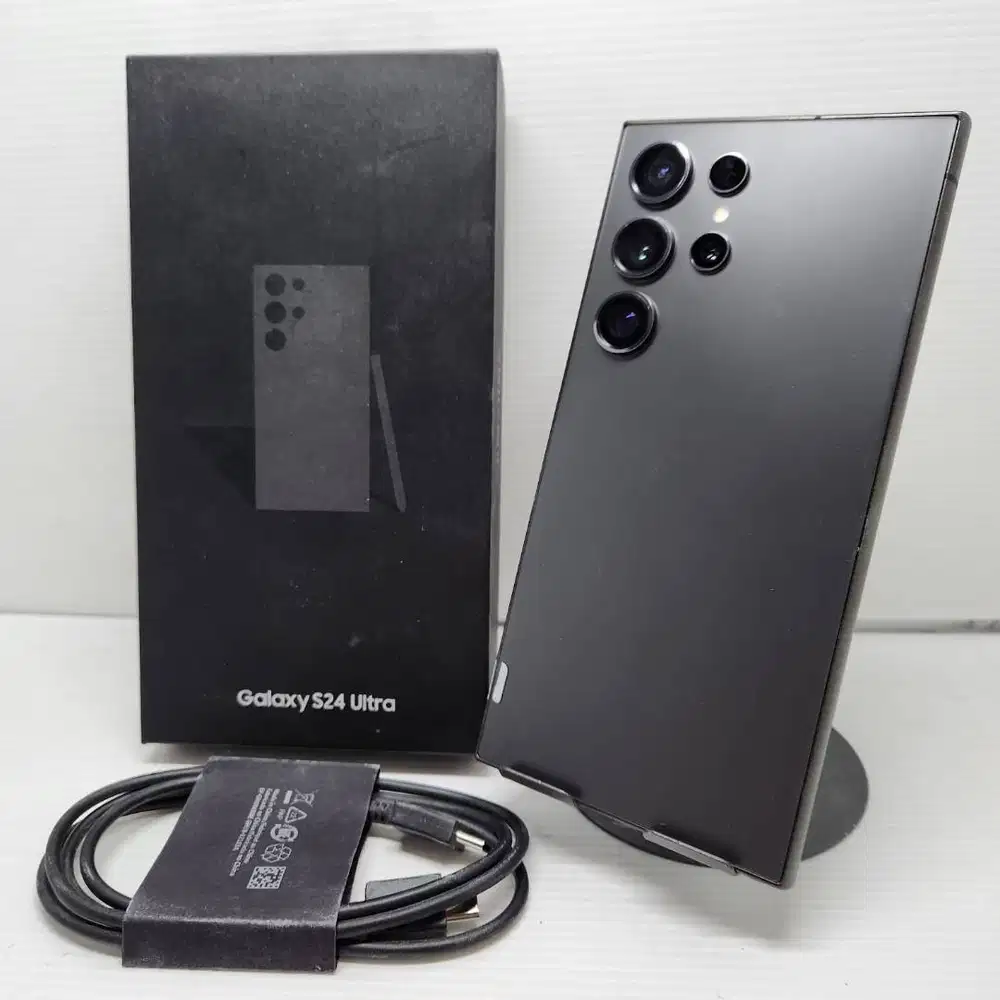 SAMSUNG GALAXY S24 ULTRA 5G  12/256 Titanium Black EX SEIN FULLSET NO