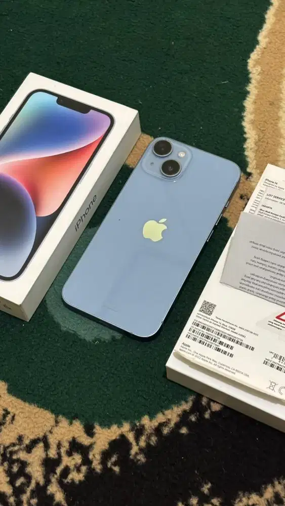 iPhone 14 128GB Blue Ex iBox Fullset !!