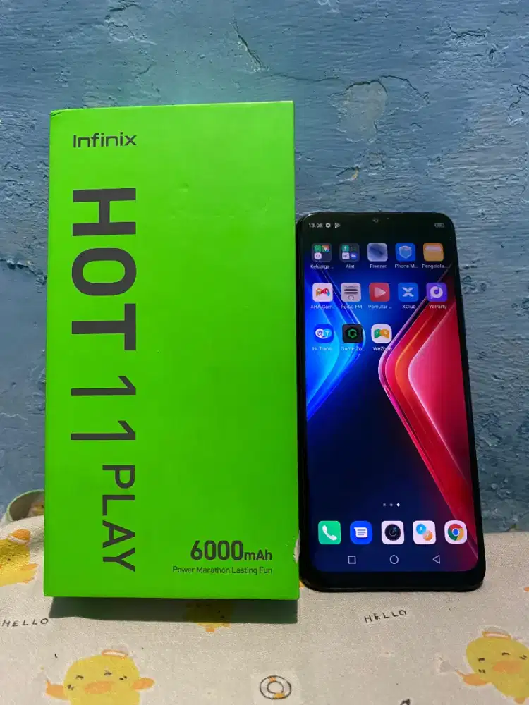 Infinix hot 11 play fulset 4/64