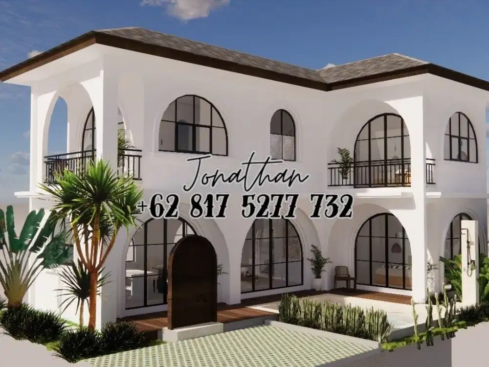 Dijual Villa Modern Baru 2 Lantai Freehold di Canggu Buduk - VSKHE