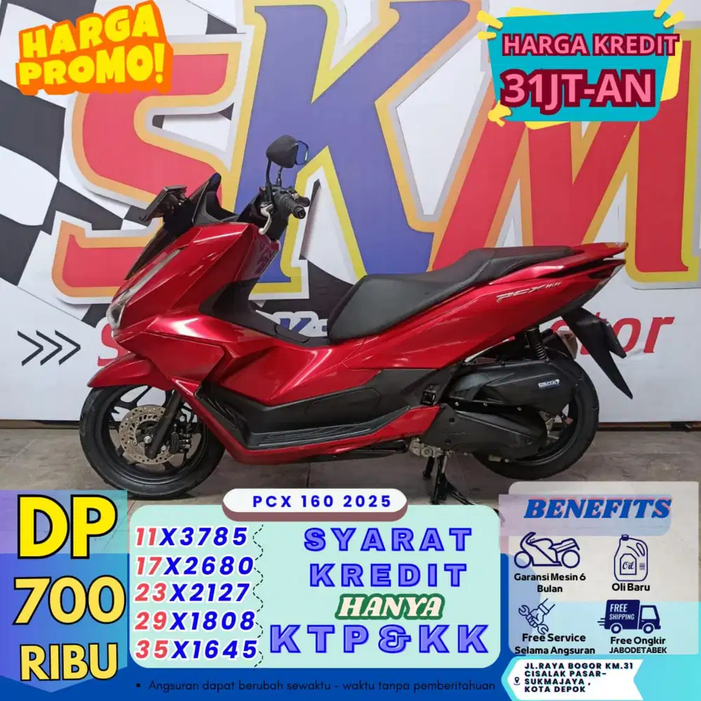 ( pcx 2025 DP:700 garansi mesin 6bulan cash credit